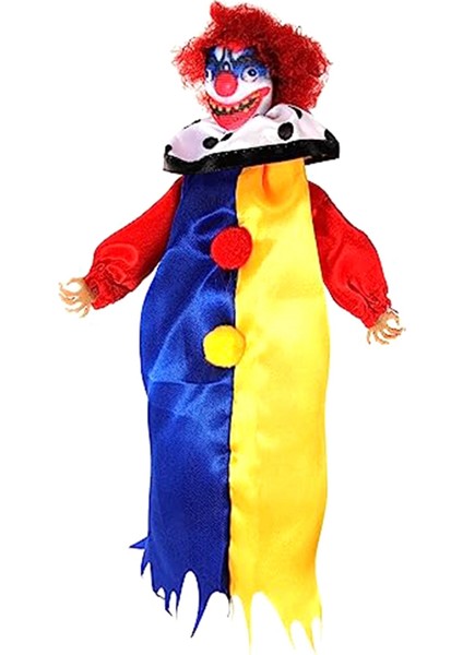 Cadılar Bayramı Dekorasyon Asma Palyaço Bebeği Perili Ev Kolye Korkunç Cadılar Bayramı Dekor Cadılar Bayramı Palyaço Kolye Renkli (Yurt Dışından)