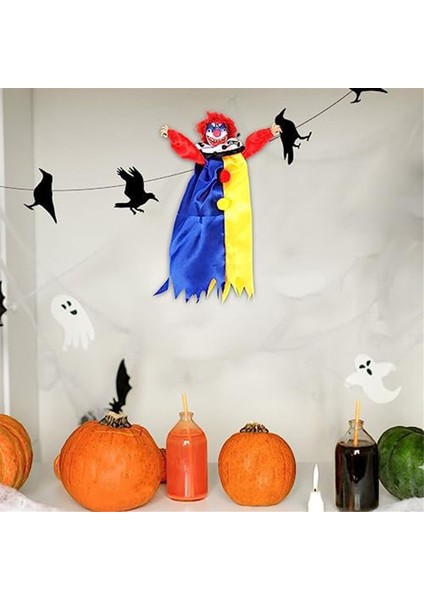 Cadılar Bayramı Dekorasyon Asma Palyaço Bebeği Perili Ev Kolye Korkunç Cadılar Bayramı Dekor Cadılar Bayramı Palyaço Kolye Renkli (Yurt Dışından) indirimleri