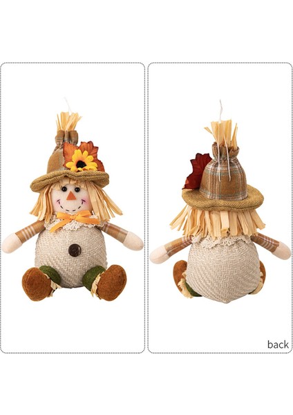 2pcs Hasat Sezon Bebek Sonbahar Hasat Ev ve Oda Masası Süsleri Için El Yapımı Oturma Bebekleri (Yurt Dışından) fiyatları