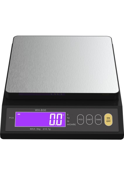 Dijital Ölçek Şarj Edilebilir Elektrik Ölçeği 0.1g 1g Mutfak Ölçeği Sayma Tare Auto Güç Kapalı Birim Dönüşüm 5kg 0.1g (Yurt Dışından)