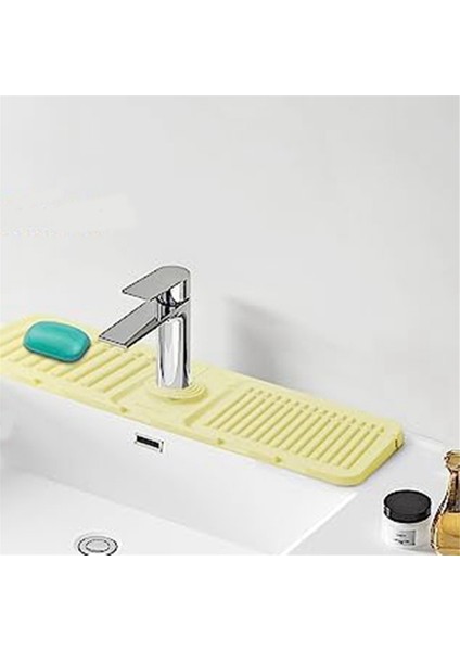 Mutfak Lavabosu Sıçrama Muhafız, Silikon Musluk-Mat, Musluk Kolu Damla Avcı Tepsisi, Mutfak Lavabo Paspasları, Lavabo Sünger Tutucu (Yurt Dışından) modelleri