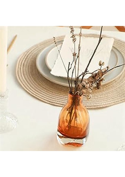 8 Pack Yuvarlak Dokuma Placemats Isıya Dayanıklı Placemats Pamuk Iplik Placemats Tablo Yalıtım Yastığı Ev Kıyafetleri (Yurt Dışından) fiyatları