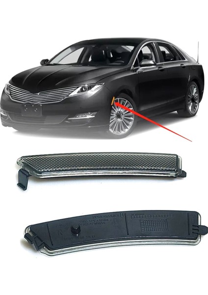 1 Çift Ön Tampon Reflektör Yan Işaretleme Işıkları Lincoln Mkz Için Sinyal Lambalarını Çevirin 2013-2016 (Yurt Dışından) modelleri