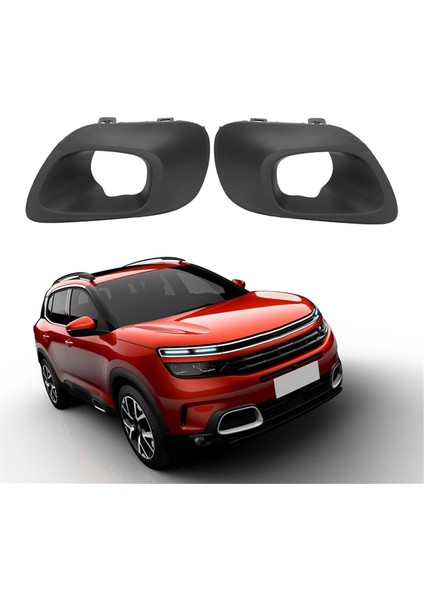 1 Çift Sis Far Çerçeve Kapağı 9817829777 9817829977 1926348X Citroen C5 Aircross Için Sis Lamba Trim (Yurt Dışından)