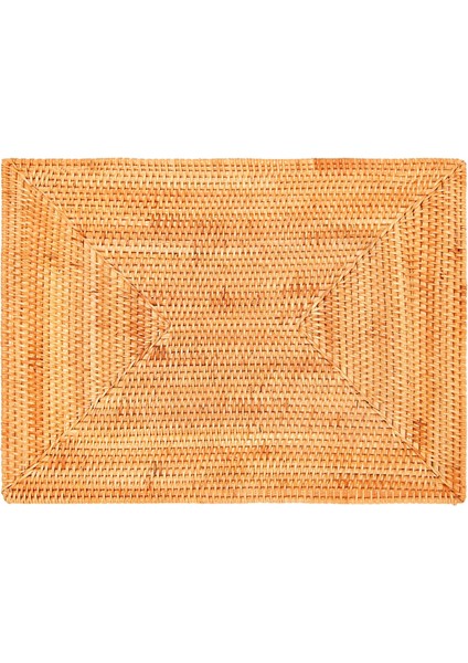 Masa Paspasları Kaymaz Rattan Placemats Yemek Masası Isıya Dayanıklı Dokuma Placemats Isıya Dayanıklı Paspaslar Yemek Masası (Yurt Dışından)