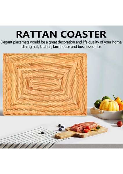 Masa Paspasları Kaymaz Rattan Placemats Yemek Masası Isıya Dayanıklı Dokuma Placemats Isıya Dayanıklı Paspaslar Yemek Masası (Yurt Dışından) modelleri
