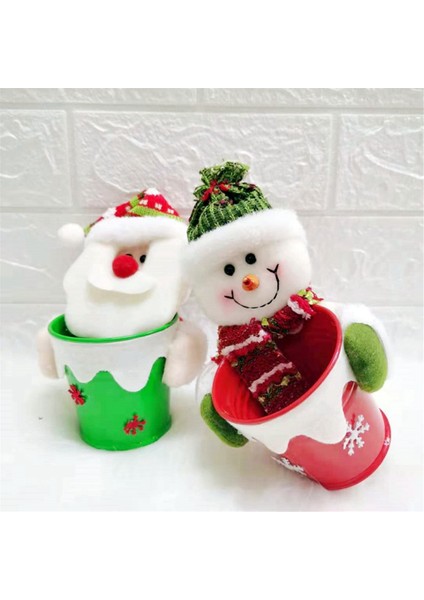 Noel Şeker Kavanozu Noel Ikramları Jar Santa Candy Jar Snowman-Candy Şeker Jar Noel Şeker Tanist (Yurt Dışından) fiyatları