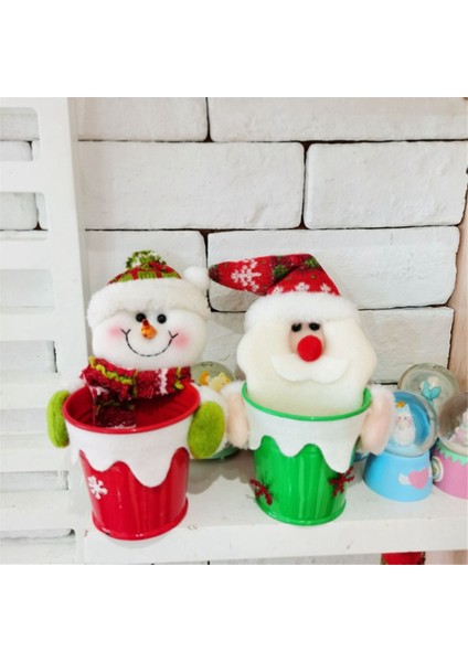 Noel Şeker Kavanozu Noel Ikramları Jar Santa Candy Jar Snowman-Candy Şeker Jar Noel Şeker Tanist (Yurt Dışından) modelleri