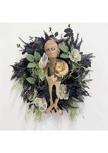 Yeni Cadılar Bayramı Mumya Çelenk Ön Kapı, Cadılar Bayramı Çelenk Mum Mum Cadılar Bayramı Çelenk Korkunç Cadılar Bayramı, Cadılar Bayramı Kafatası (Yurt Dışından) modelleri