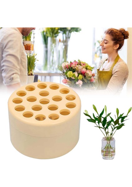Spiral Ikebana Kök Tutucu, Vazo Için Yeniden Kullanılabilir Çiçek Şebekesi, Çiçekler Için Bloom Şeyçesi (L/bej-Sarı) (Yurt Dışından) modelleri