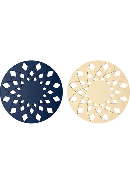 Isı Yalıtım Silikon Mat Yüksek Sıcaklık Dirençli Kum Pot Mat Içi Boş Antisaling Tablo Placemat A (Yurt Dışından)