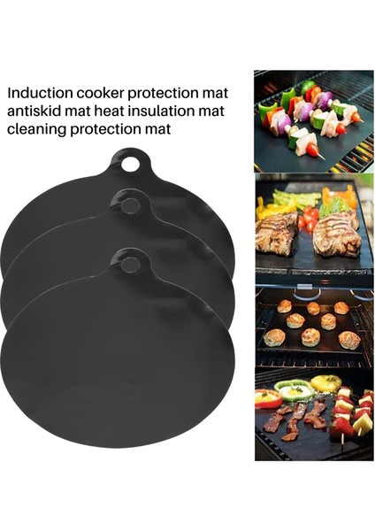 Elektrikli Indüksiyon Hob Koruyucu Mat Anti-Slip Mat Silikon Ocak Çekme Koruyucu Kapak Isı Yalıtımlı Mat 3 Paket (Yurt Dışından) fiyatları