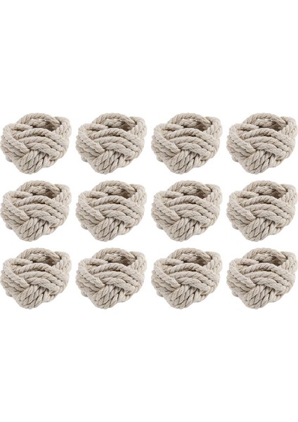 Peçete Peçete Halka 12 Adet Set Pamuk Ipi Peçete Halka Halka (Yurt Dışından) fiyatları