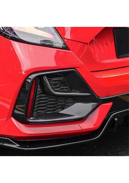 Honda Civic Hatchback 2020 2021 Için Karbon Fiber Ön ve Arka Sis Trims Trims (Yurt Dışından) fiyatları