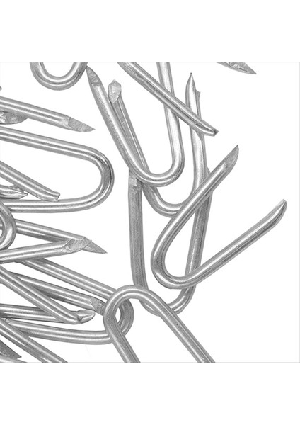 200 Adet Çelik Tel Eskrim Zımbaları, U Şeklindeki Bağlantı Elemanları Tel Örgü ve Dokuma Çit Için Tırnaklar (Yurt Dışından) fiyatları