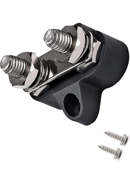 Terminal Blok Saplamalar M8 48V Kamyon Blok Çubuğu Kamyon Rv Teknesi Için Çift Ağır Hizmet Güç Dağıtım Sapı, Siyah (Yurt Dışından) modelleri