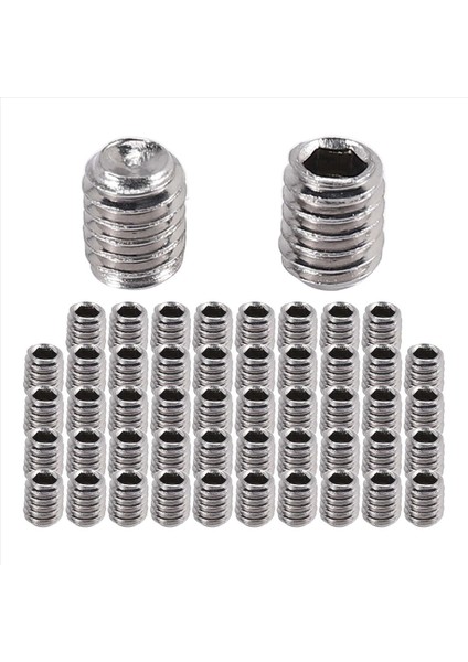 50PCS M2.5 x 3mm Paslanmaz Çelik Altıgen Soket Set Grub Vidaları Başsız Bardak Noktası (Yurt Dışından) fiyatları