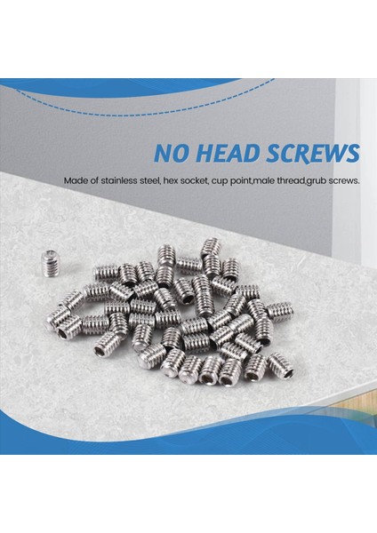50PCS M2.5 x 3mm Paslanmaz Çelik Altıgen Soket Set Grub Vidaları Başsız Bardak Noktası (Yurt Dışından) fırsatları