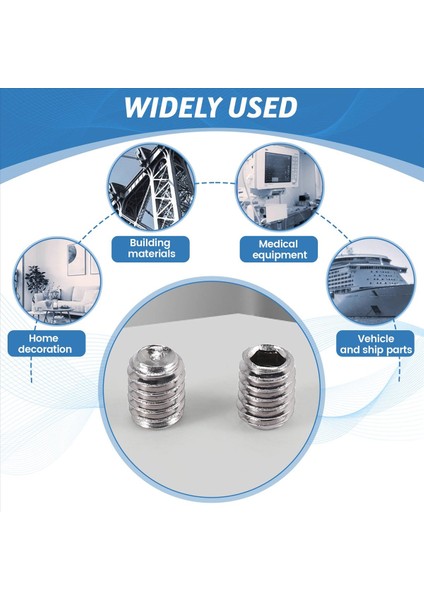 50PCS M2.5 x 3mm Paslanmaz Çelik Altıgen Soket Set Grub Vidaları Başsız Bardak Noktası (Yurt Dışından) indirimleri