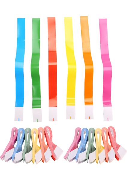 1200 Pcs Su Geçirmez El Bantları Etkinlikler Için Neon Bilek Bantları Konser Bilekliği Yapışkan Bilek Parti Noel (Yurt Dışından) modelleri