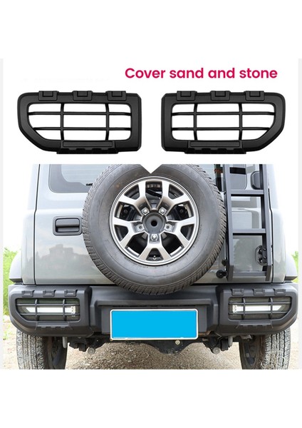 2pcs Araba Arka Sisli Fog Kapak Suzuki Jimny JB64 Sierra JB74W 2019-2023 Arka Arka Hilli Mali Koruyucu Kapak (Yurt Dışından) fiyatları