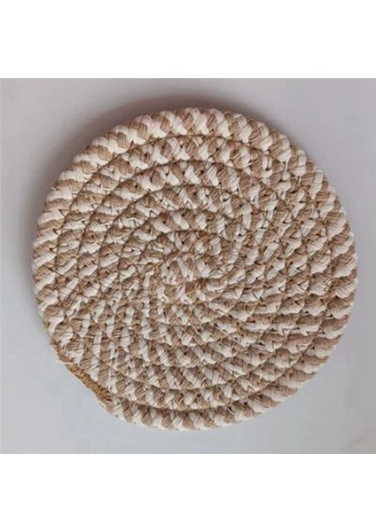 12PCS Placemats, Içecek Bardak Altlıkları, El Dokuması Yalıtım Pedleri, Kase Pedleri, Bardak Altlıkları, Plaka Pedleri, Pamuk Keten Pedleri (Yurt Dışından) fırsatları