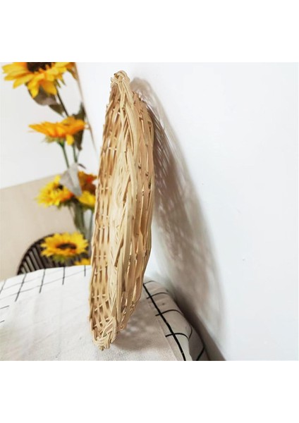 8 Paket Bambu Kağıt Plaka Tutucuları, 10 Inç Yemek Tabakları Için Yeniden Kullanılabilir El El Dokuma Hasat Kağıt Plaka Sepetleri (Yurt Dışından) fiyatları