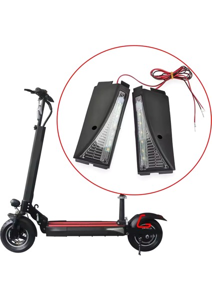 Sol Sağ Dönüş Sinyalleri Kugoo M4 Için Işık Elektrikli Scooter Gecesi Açık LED LED Lamp Güvenlik Uyarı Yedek Parçaları (Yurt Dışından) modelleri