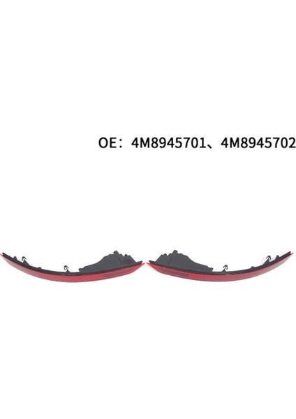 Audi Q8 Rsq8 Sq8 2019-2022 Araç Sağ Arka Tampon Reflektörü Fren Lambası Arka Kuyruk Lambası 4M8945702 (Yurt Dışından) indirimleri