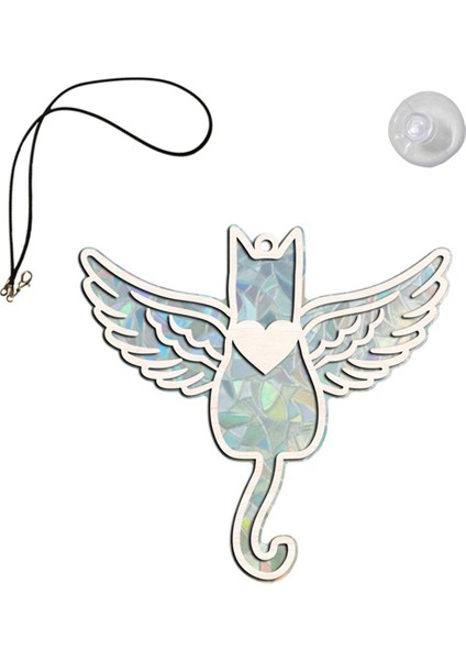 Sun Catcher Gökkuşağı Üreticisi Gökkuşağı Üreticisi Köpek Anıt Güneş Yakalayıcı Taşınabilir Köpek Anma Süsü B (Yurt Dışından)