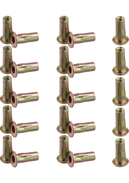 Çok Grip Perçin Nut, M8 Önceden Bulmuş Shank Karbon Çelik Renk-P-P-P-Pled Düz Kapalı Dipli Iplanır Somut 25 Pcs (Yurt Dışından) fiyatları