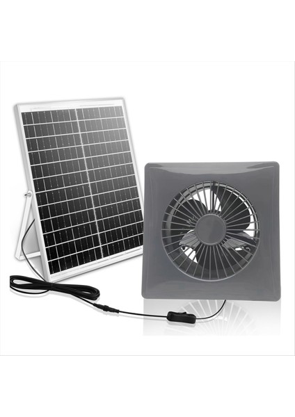 Yeni Enerji 4 Inç Yüksek Hızlı Güneş Sessiz Fanı, Tavuk Kümesleri, Seralar Için 8W Panelli Güneş Egzoz Fanı (Yurt Dışından)