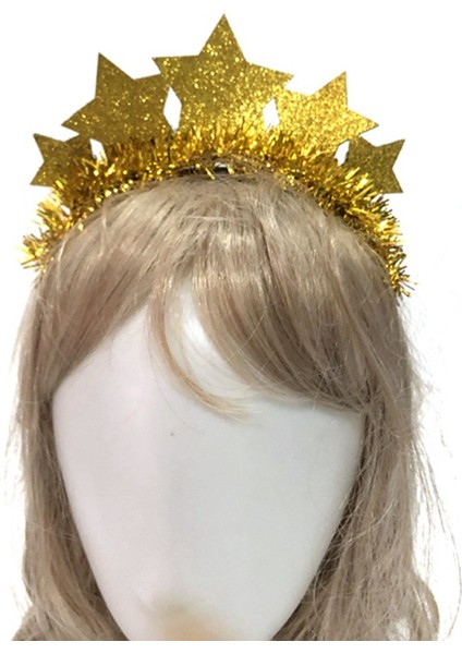 2pcs Glitter Stars Head Bands Noel Tinsel Saç Bantları Yaratıcı Yeni Yıl Partisi Prop Partisi Malzemeleri (Yurt Dışından) modelleri