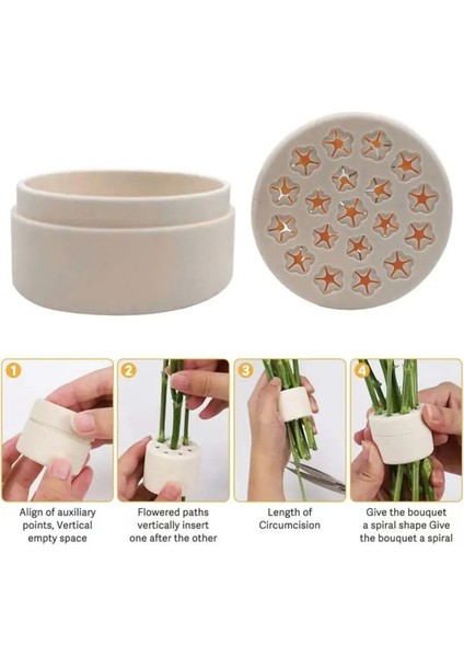 Çiçek Kök Desteği Güvenilir Spiral Ikebana Kök Tutucu Dıy Buket Twister Çiçek Düzenlemesi Tutucu Accessorie D (Yurt Dışından)