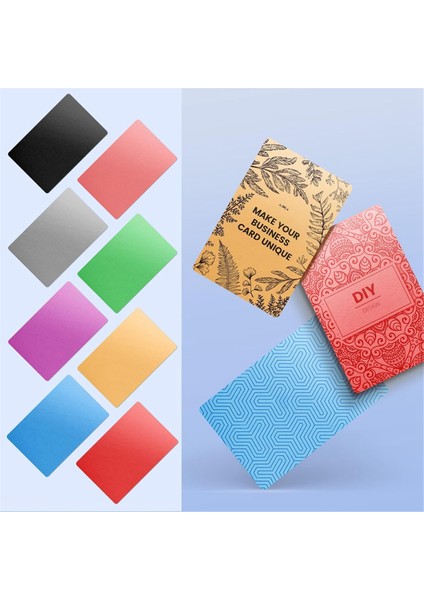 Lazer Gravür Boşlukları, 240 Pcs Cnc Gravürü Için Renkli Alüminyum Alaşım Tabakaları, Lazer Işçiliği, Metal Kartvizitler (Yurt Dışından) indirimleri