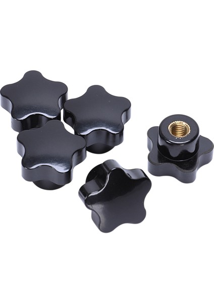 5pcs M8 Dişi Iplik 32MM Yıldız Kafa Kelepçeleme Fıstığı Düğme Kavrama Kolu (Yurt Dışından)