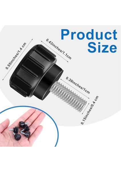 10 Adet Başparmak Vidaları, Montaj Vidaları M 4 x 10 mm Karbon Çeliği Ipliğine Sahip Başparmak Virgülleri, Mekanik Kapı Sabitleme (Yurt Dışından) fiyatları