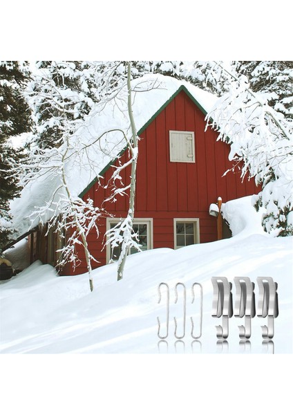 50PCS Isı Kablosu Çatı Klipsleri ve Aralayıcılar, Metal Deneme Kablosu Kancaları ve Aralayıcılar Açık Açık Oluk Isı Bandı Klipsleri (Yurt Dışından) indirimleri