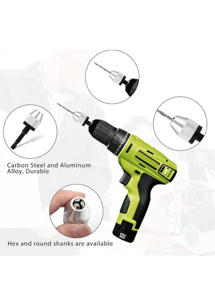 Anahtarsız Matkap Bit, 2 Adet 10 Adet Matkap, 1/4 Inç Hex Shank Matkap Chuck Hızlı Değişim Dönüştürücü (Yurt Dışından) fiyatları