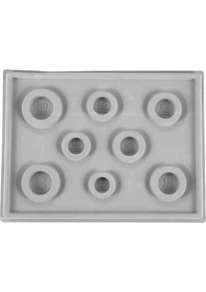 Akın Boncuk Boncuk Tahtası Bilezik Tasarım Tepsisi Mücevher Yapımı Diy Zanaat Alet Gri (Yurt Dışından)