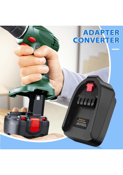 Adaptör Dönüştürücü BOSB18C Bosch 18V Lı-Ion Pil BAT618 Için Kullanım Lityum Elektrik Elektrikli Aracı 18V&#39;NIN Tamamını Değiştirin (Yurt Dışından) fırsatları