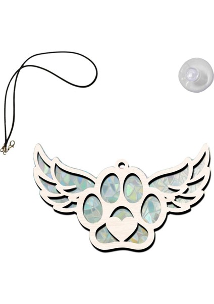 Sun Catcher Gökkuşağı Üreticisi Gökkuşağı Üreticisi Köpek Anıtı Güneş Yakalayıcı Taşınabilir Köpek Anma Süsleme H (Yurt Dışından)