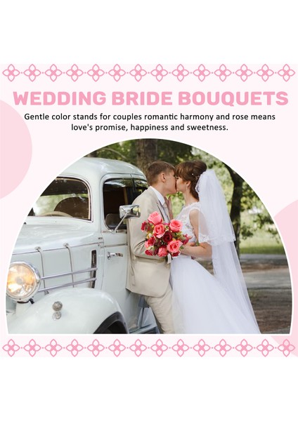 12PCS/LOTLAR Yapay Gül Çiçekleri Düğün Buket Thai Thai Royal Gül Ipek Çiçekler Ev Dekorasyon Düğün Dekor （gül Kırmızı） (Yurt Dışından) indirimleri