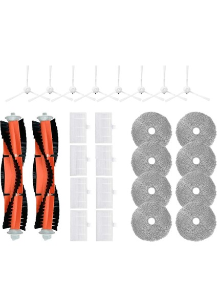 Uwant U200 / U200 Pro Ana Yan Fırça Hepa Filtre Mop Pad Yedek Yedek Parça Aksesuarları (Yurt Dışından)