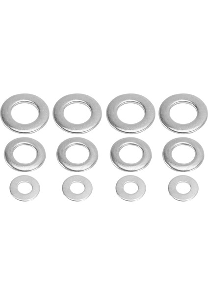 Metrik Yıkayıcı Karışık (200 Paket) M3 M4 M5 ve M6 Kalın Düz Yavrular Paslanmaz Çelik (Yurt Dışından) fiyatları