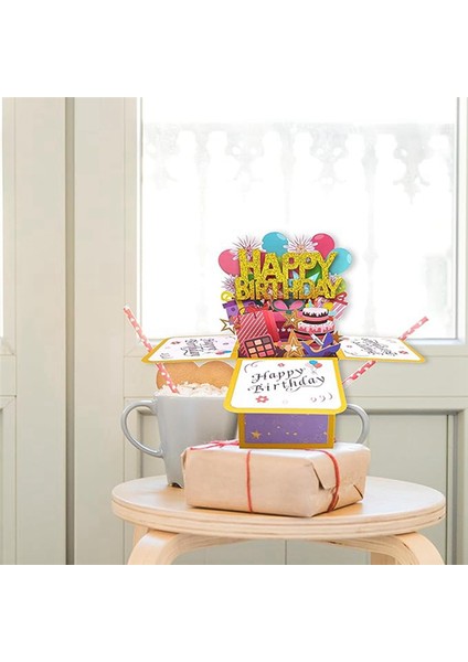 Doğum Günü Tebrik Kartı Üç Boyutlu Doğum Günü Tebrik Kartı Içi Boş Doğum Günü Mektup Kartı Çocuklar Için Doğum Günü Hediyesi (Yurt Dışından) fırsatları