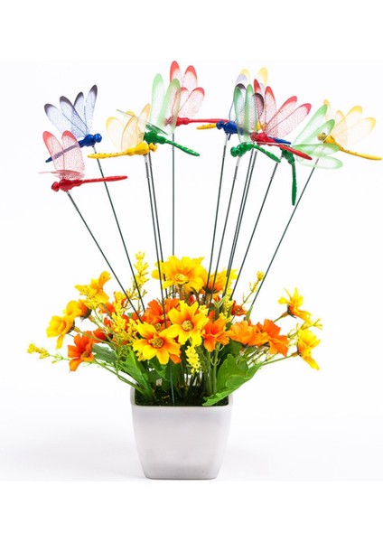 24PCS 3D Dragonfly Bahçe Dekoru Dragon Fly Bahçe Stakes Yusufçuklar Bahçe Süsleri Veranda Dekorasyon Yahduat Yahudi Bahçeleri (Yurt Dışından) indirimleri