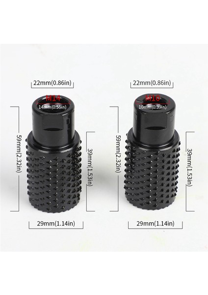 2pcs M10/M14 Ahşap Işleme Taşlama Deliği Açıcı Taşlama Açısı Öğütücü Öğütme Başı Ahşap Yuva Deliği Açıcı (Yurt Dışından) modelleri