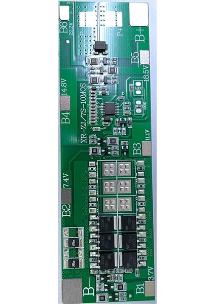 Bms 7s 24V Lı-Ion 18650 Pil Paketleri Şarj Kurulu Denge Ekolayzer Işlevi Güç Bankası Için Ortak Bağlantı Noktası (15A) (Yurt Dışından)