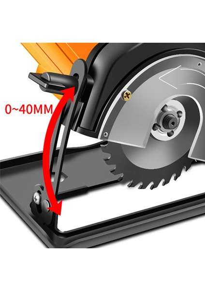 45 ° Ayarlanabilir Kesme Derinliği Konumlandırma Açısı Açısı Öğütücü Retrofit Kesme Makinesi Yuva Tabanı 100-125 mm Için (Yurt Dışından) fiyatları